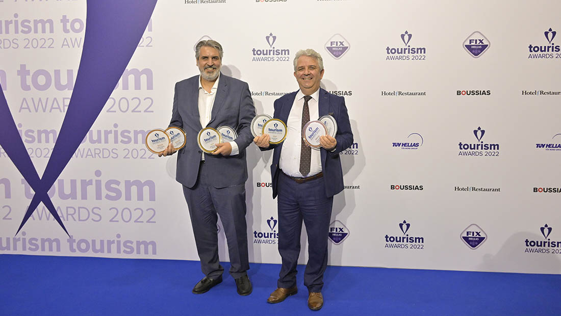 Ανώτερες διακρίσεις για τη Zeus International στα Tourism Awards 2022